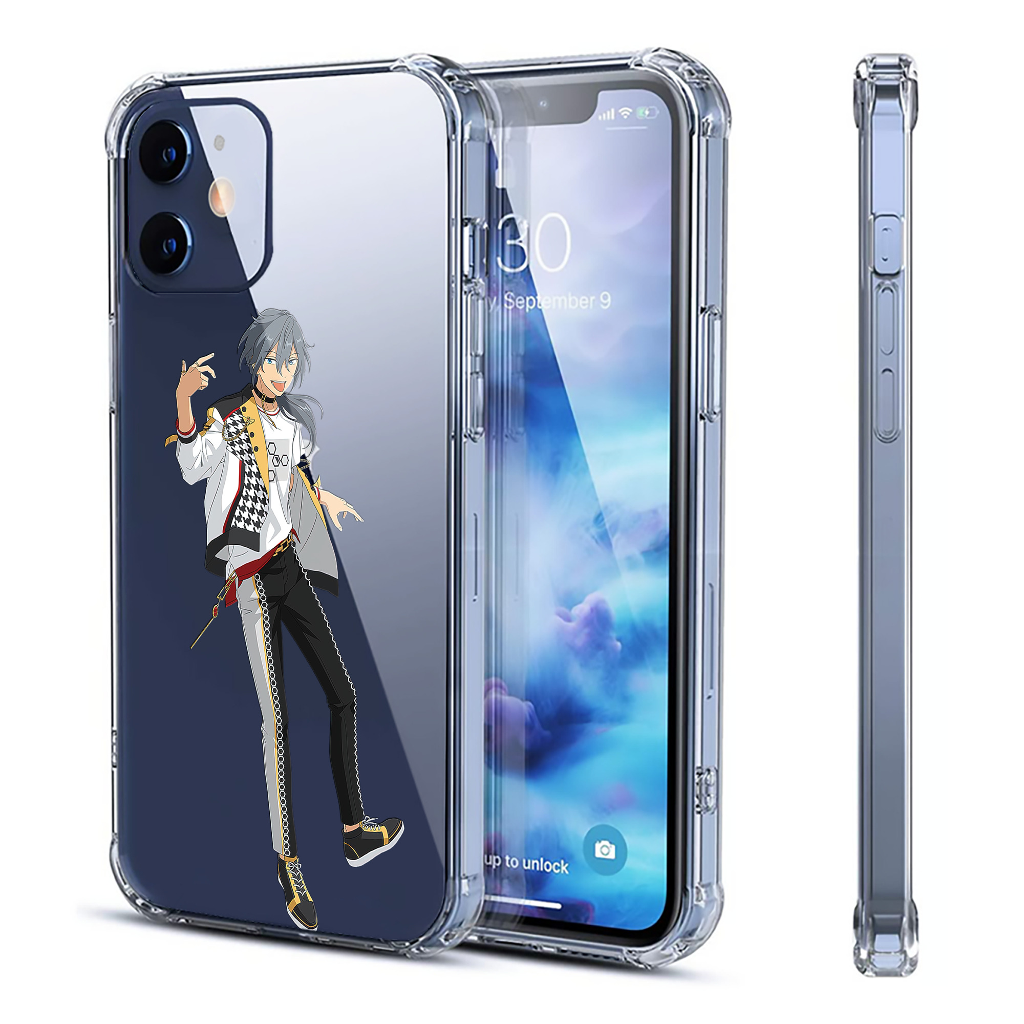 （画像用） あんさんぶるスターズ! Ensemble Stars 【iPhone 12シリーズ対応】透明スマホケース（クリアソフトケース）